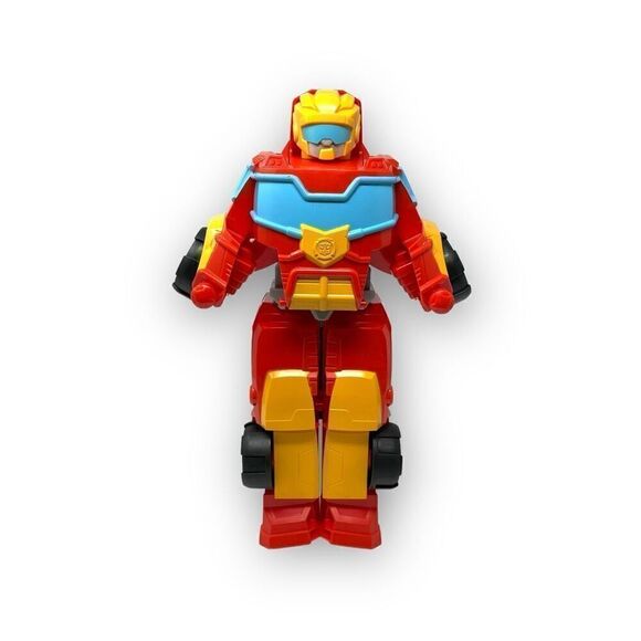 Transformers Playskool Heroes Rescue Bots Academy Hot Shot Converting Figure 14” - Picture 6 of 9